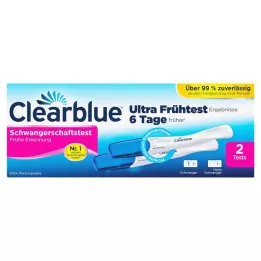 CLEARBLUE Včasný záchyt těhotenského testu, 2 ks