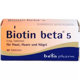 BIOTIN BETA 5 tablet, 60 ks