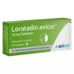 LORATADIN axicur 10 mg tablety, 20 ks