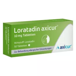 LORATADIN axicur 10 mg tablety, 50 ks