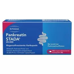 PANKREATIN STADA 20 000 enterosolventních tvrdých tobolek, 100 ks