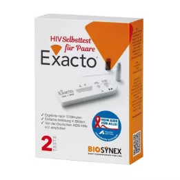 EXACTO HIV Autotest pro páry, 1 ks
