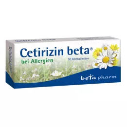 CETIRIZIN beta potahované tablety, 30 ks