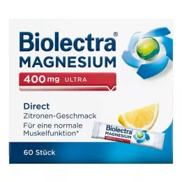 Biolectra Hořčík 400 mg Ultra Direct Lemon, 60 ks