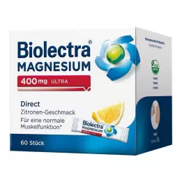 BIOLECTRA Hořčík 400 mg ultra Direct Lemon, 60 ks