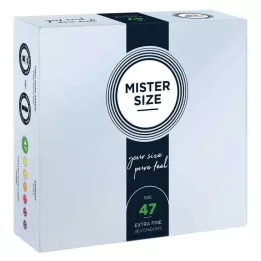 MISTER Velikost 47 kondomů, 36 kusů