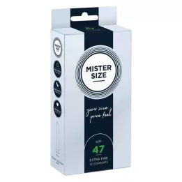 MISTER Velikost 47 kondomů, 10 kusů