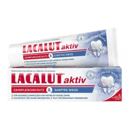 LACALUT aktivní ochrana dásní & jemná bílá zubní pasta, 75 ml