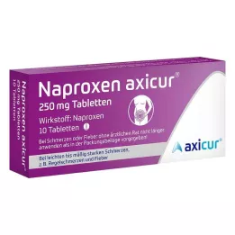 NAPROXEN axicur 250 mg tablety, 10 ks