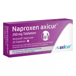 NAPROXEN axicur 250 mg tablety, 20 ks