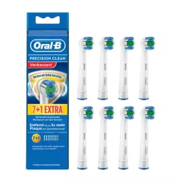 Orální kartáč Brush kartáč Přesný čistý bakterienzch.7 + 1, 8 ks