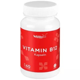 Vitamin B12 Veganské kapsle 1000 μg methylkobalamin, 60 ks
