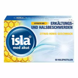 ISLA MED akutní citrusové medové pastilky, 50 ks