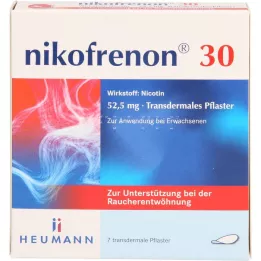 NIKOFRENON 30 transdermálních náplastí Heumann, 7 ks