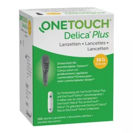 ONE TOUCH Jehlové lancety Delica Plus, 100 ks