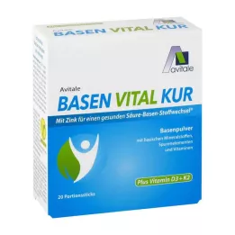 BASEN VITAL KUR plus vitamín D3+K2 prášek, 20 ks