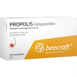 BEECRAFT Propolis Halspastilles, 30 ks