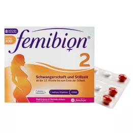 FEMIBION 2 Těhotenství+Kojení bez jódu Kpg., 2X60 St