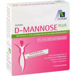 D-mannose plus 2000 mg tyčinky, 15x2,47 g