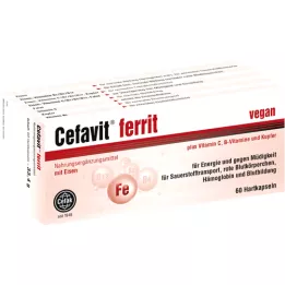 CEFAVIT Ferrit Hard Capsules, 60 ks