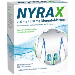 NYRAX 200 mg/200 mg ledvinových tablet, 200 ks