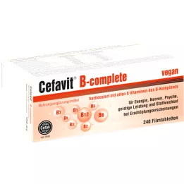 CEFAVIT B-kompletní tablety potažené filmem, 240 ks