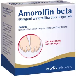 AMOROLFIN beta 50 mg/ml aktivní složka lak na nehty, 5 ml