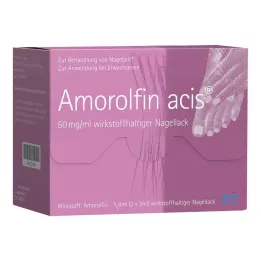 AMOROLFIN acis 50 mg/ml aktivní složka lak na nehty, 6 ml