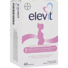 ELEVIT 1 křídlo dětí &amp; těhotenských tablet, 1x60 ks
