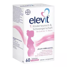 ELEVIT 1 touha mít děti &amp; Těhotenské tablety, 1X60 St