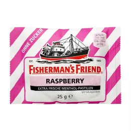 FISHERMANS FRIEND Malinové pastilky bez cukru, 25 g