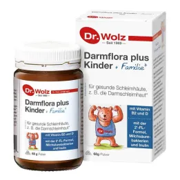 Střevní flóra plus děti + rodinný prášek, 68 g