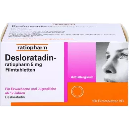 Demoratadin-ratiopharm 5 mg filmové tablety, 100 ks