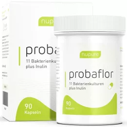 NUPURE probaflor probiotika pro střevní čistící kapsle, 90 ks