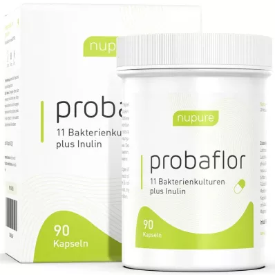 NUPURE probaflor probiotika pro střevní čistící kapsle, 90 ks
