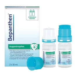 BEPANTHEN Oční kapky, 2X10 ml