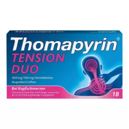 THOMAPYRIN TENSION DUO 400 mg/100 mg potahované tablety, 18 ks