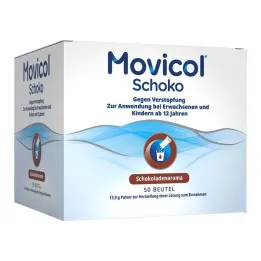 Movicol čokoládový prášek pro perorální bylinný roztok, 50 ks