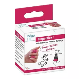 FINGERFLEX 2,5 cmx4,5 m Pink Unicorn Latex -bez, 1 ks