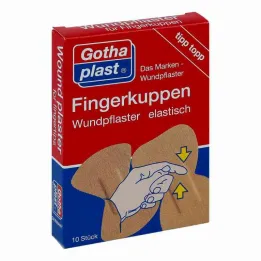 Gothaplast elastická náplast na konečky prstů 2 velikosti, 10 kusů