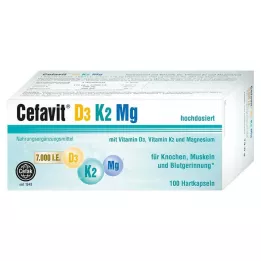 CEFVIT D3 K2 mg 7.000 I.E. Tvrdé kapsle, 100 ks