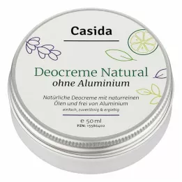 DEO CREME bez hliníku přírodní, 50 ml