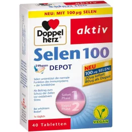 Doppelherz Selenium 100 2-fázi Depotní tablety, 40 ks