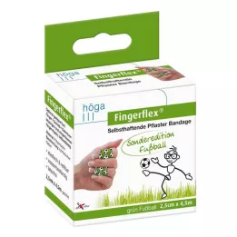 FINGERFLEX 2,5 cm x 4,5 m zelený fotbal bez latexu, 1 kus