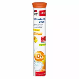 DOPPELHERZ Vitamin D3 2000 I.E. šumivé tablety, 15 ks