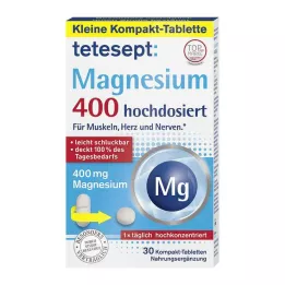 TETESEPT Hořčík 400 tablet s vysokou dávkou, 30 ks