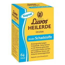 Luvos léčivé jílové kapsle Imutox (64 kusů)