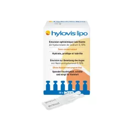 HYLOVIS Lipo Eye Drops Single Dike Pipety, 30x0,4 ml
