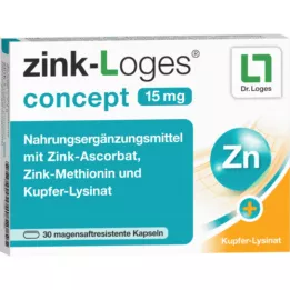 ZINK-LOGES Koncept 15 mg žaludeční saftres.kapselln, 30 ks