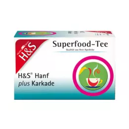 H&amp;S konopí plus carcade filtrační sáček, 20x1,3 g